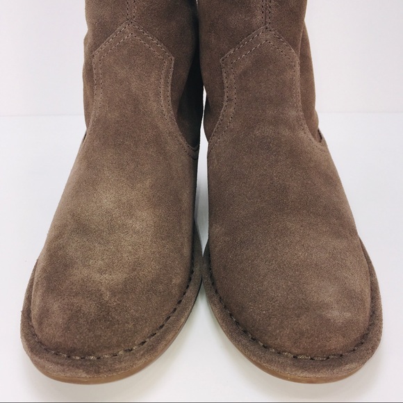 UGG Womens Size 7M Bandara Dark Olive Suede Boot - Picture 4 of 12